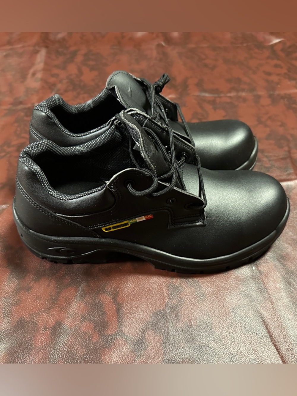 Cofra Solid Black | SD+ Microfiber Vegan Work Shoes | Metal Free Mens US W10 New